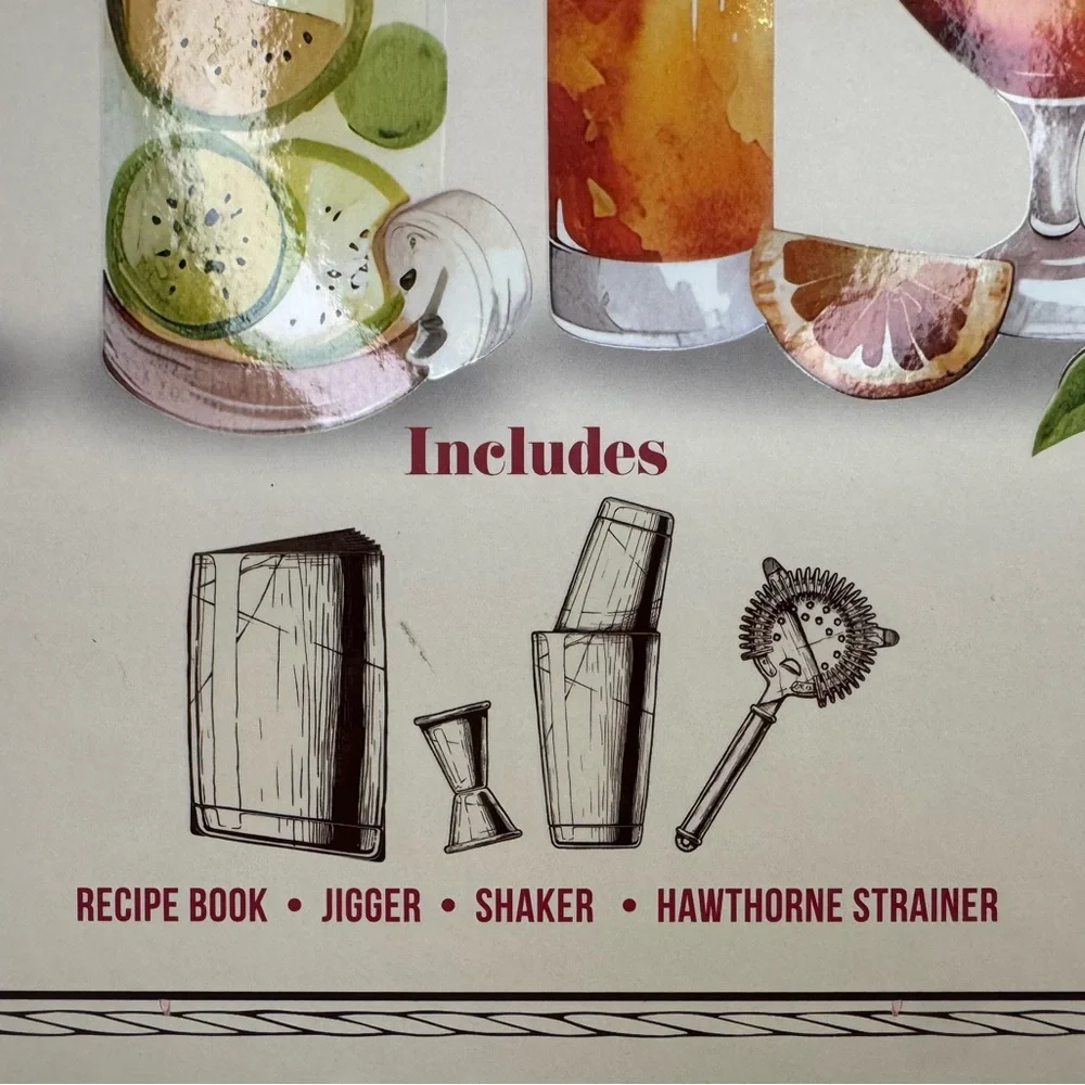 Cocktail Queen Recipe Book & Kit